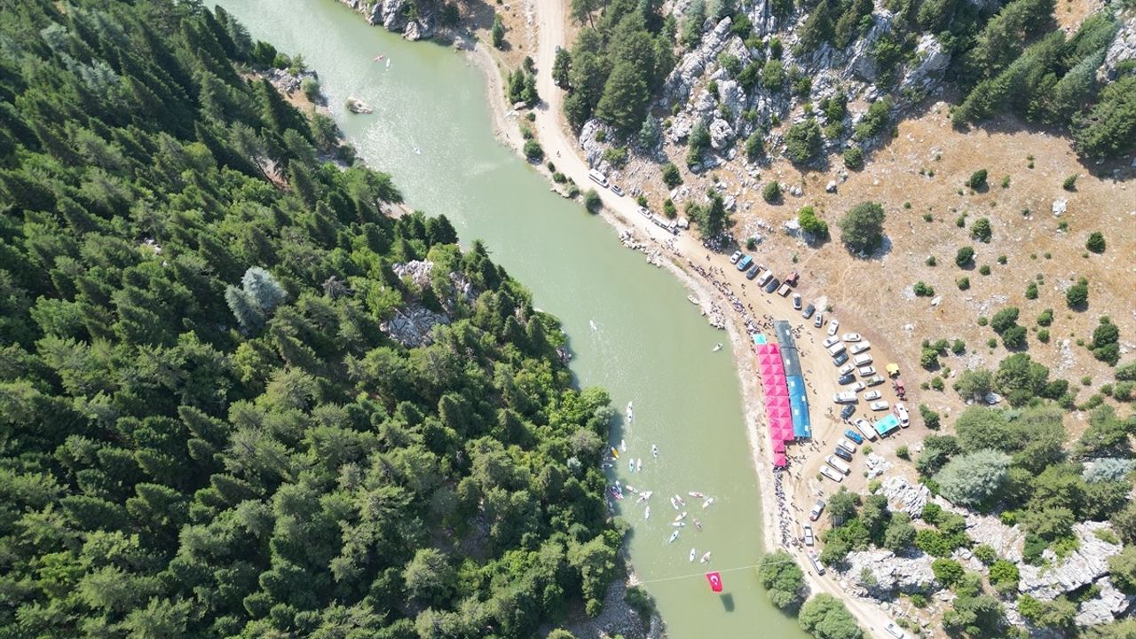 Kahramanmaraş'ta 2. Andırın Kano Festivali Gerçekleşti
