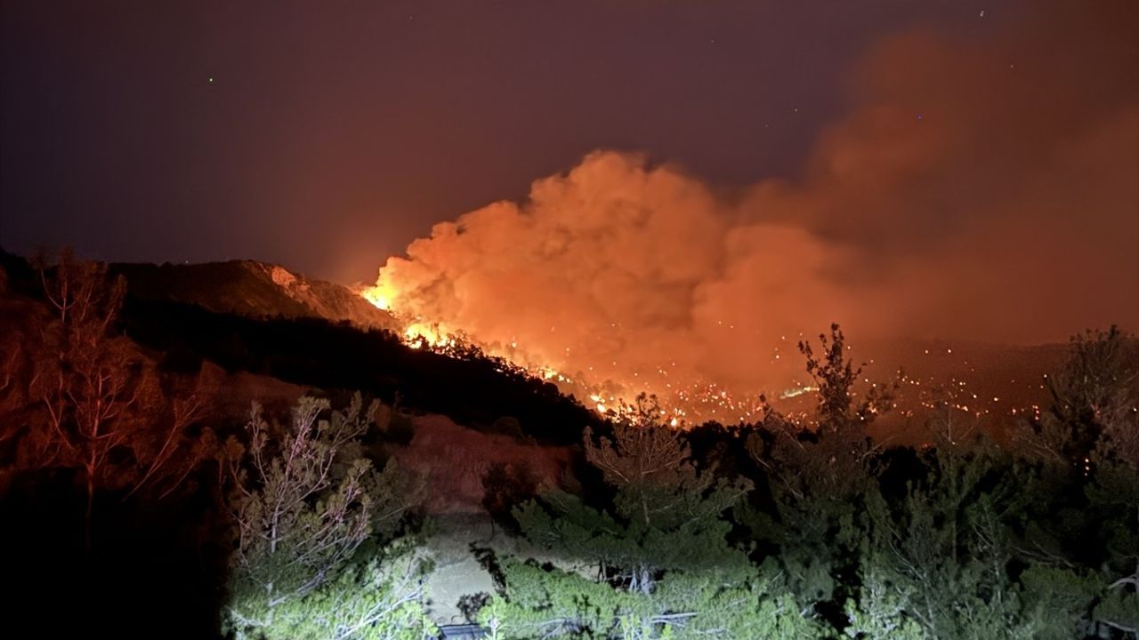 Kahramanmaraş'ta Orman Yangını Kontrol Altına Alınıyor