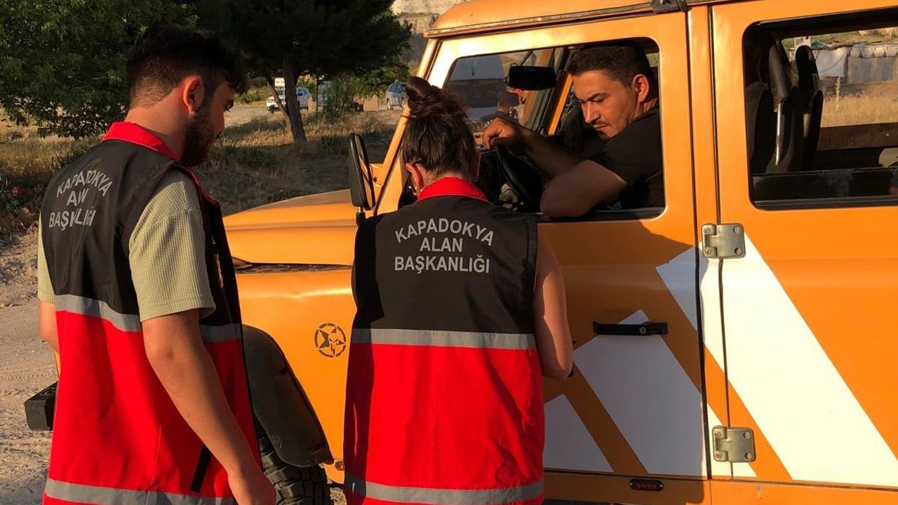 Kapadokya'da İzinsiz Arazi Araçlarına Denetim Artışı