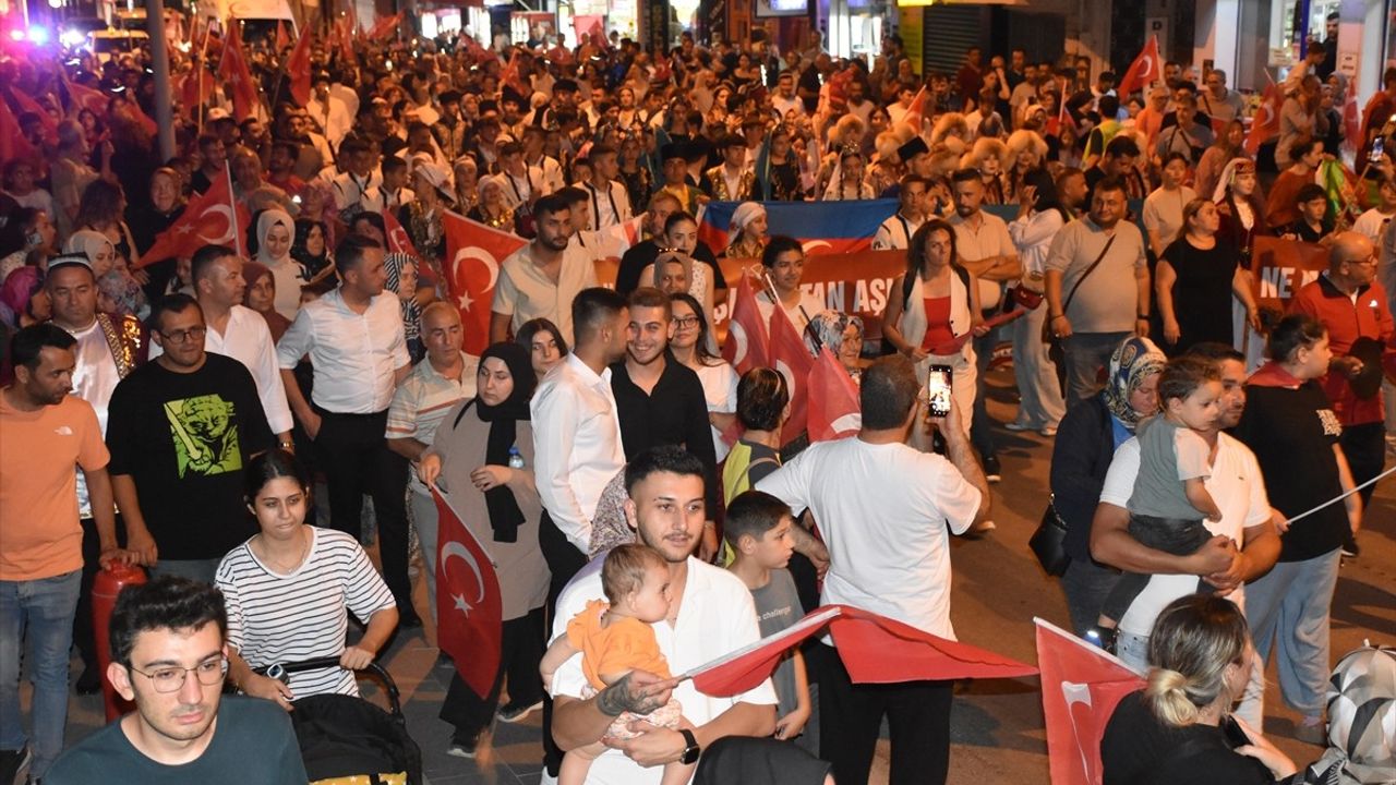 Karaman'da 7. Uluslararası Türk Dünyası Şöleni Yürüyüşü Gerçekleşti