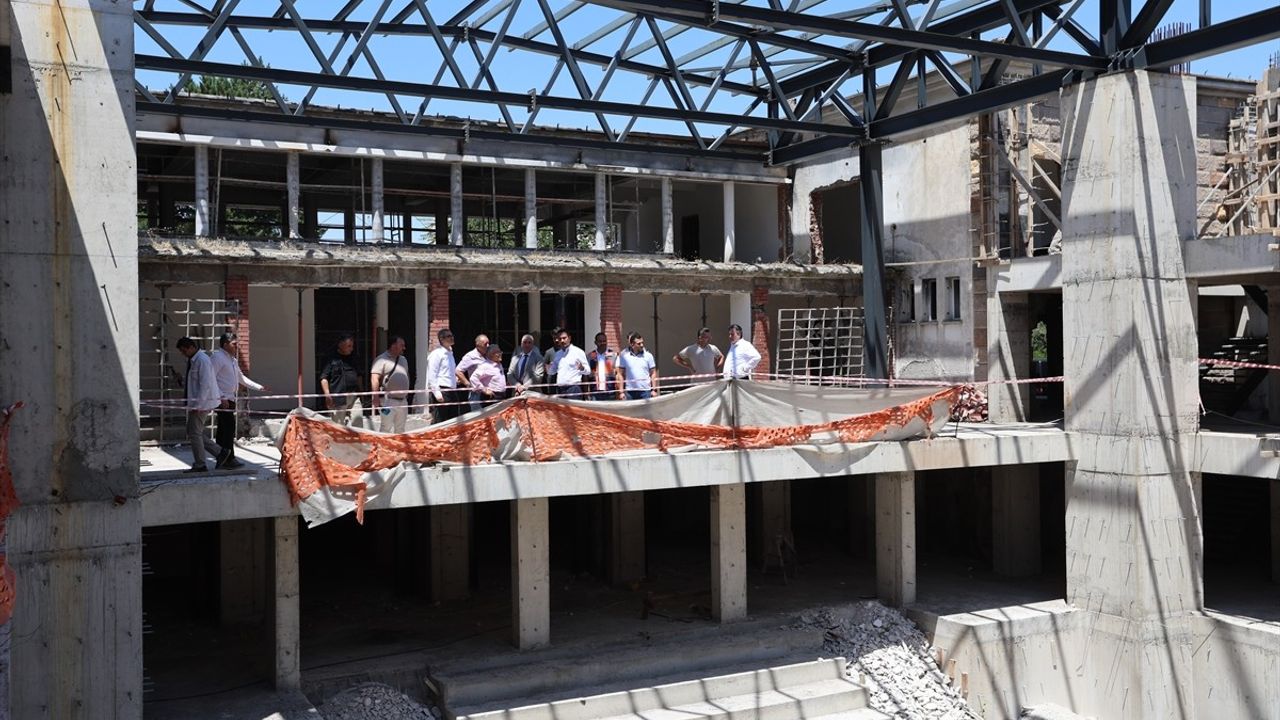 Kayseri'de 7,5 Milyon Yıllık Fosillerin Sergileneceği Müze İnşaatı Devam Ediyor