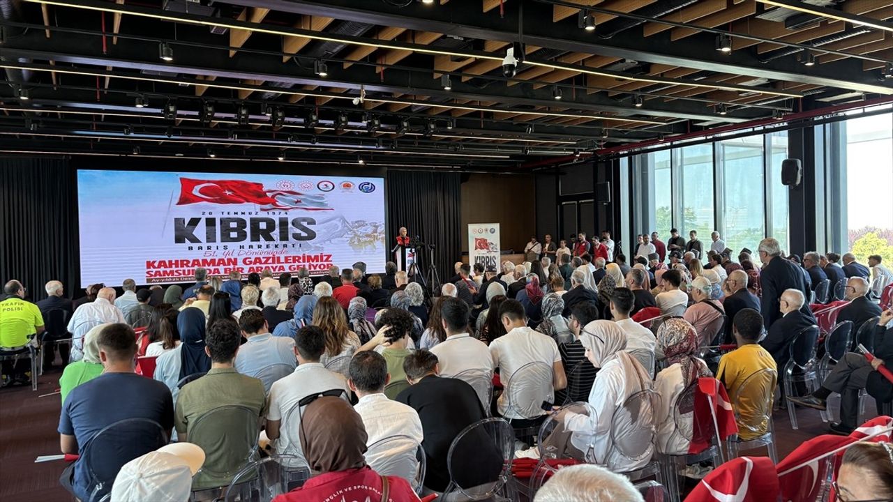 Kıbrıs Barış Harekatı'nın 51. Yılı: Gaziler Samsun'da Buluştu