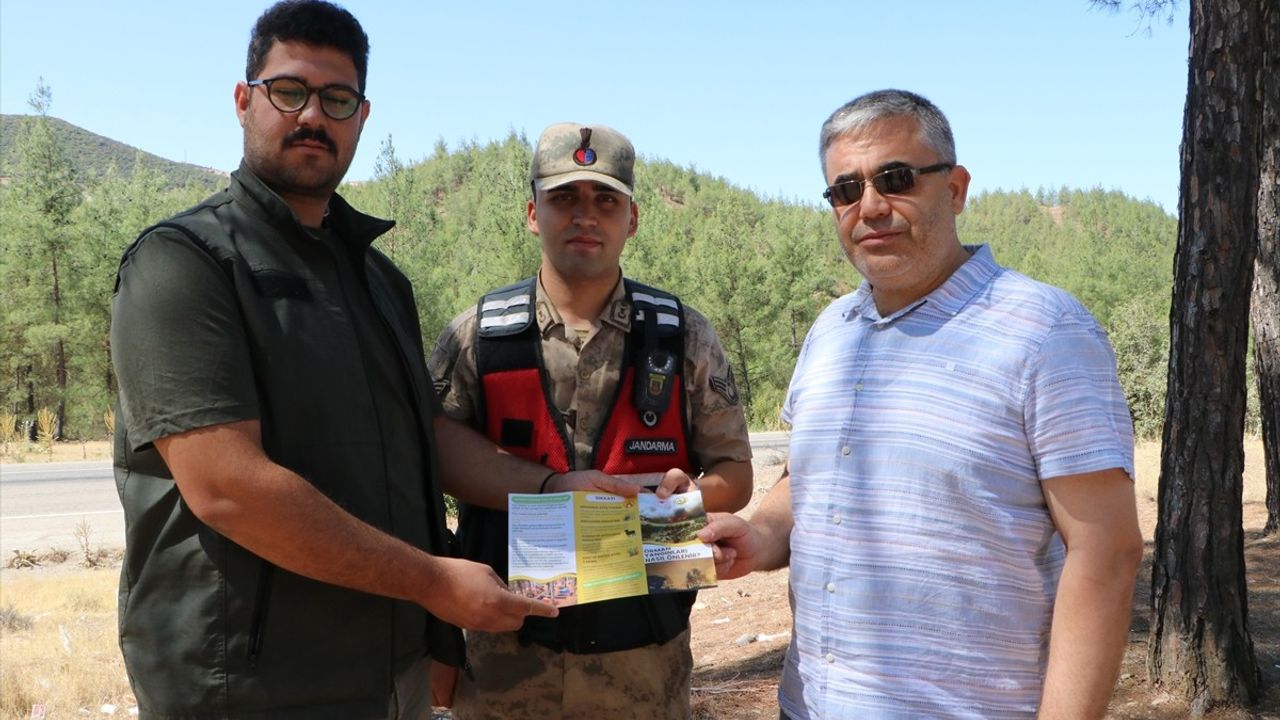 Kilis'te Orman Yangınlarına Karşı Jandarma Denetimleri