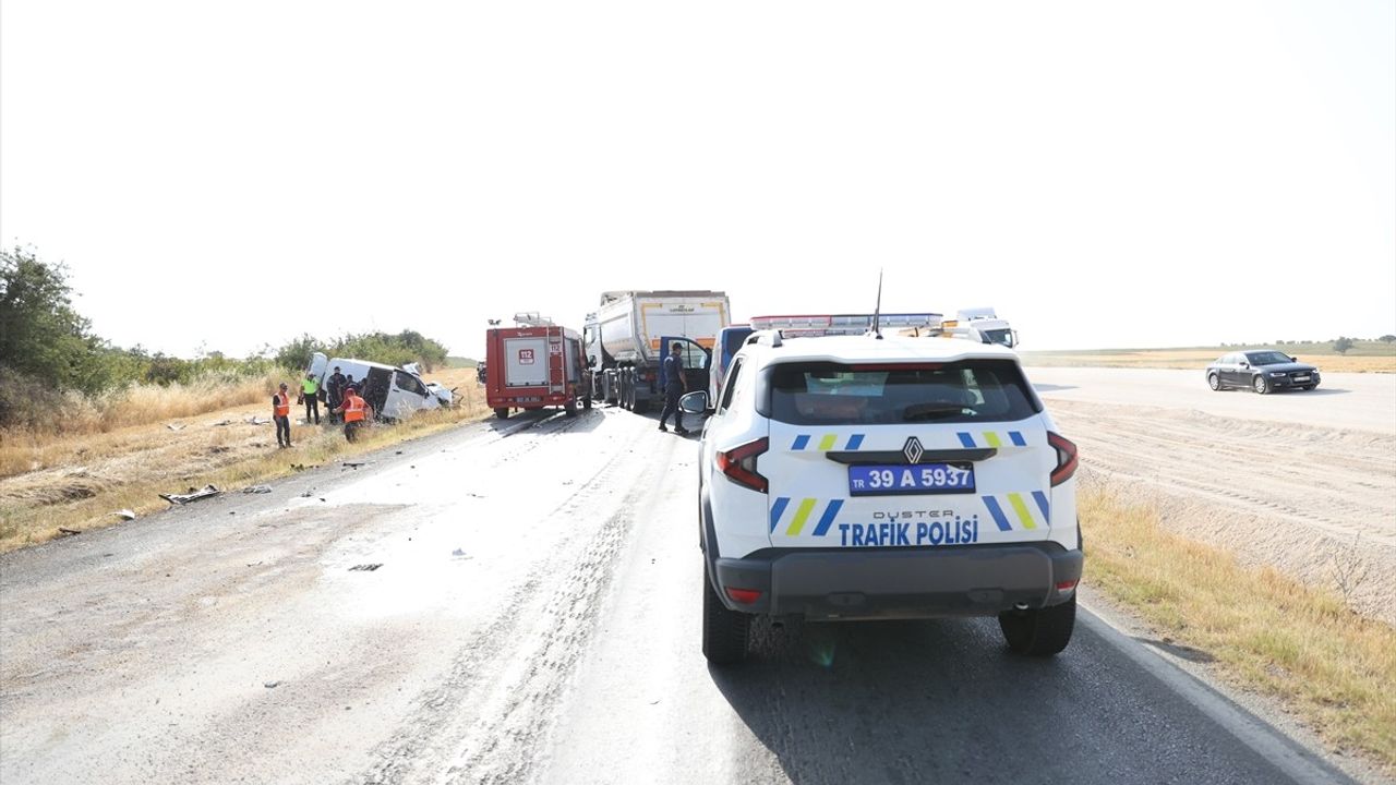 Kırklareli'nde Trajik Kaza: 1 Ölü, 1 Yaralı