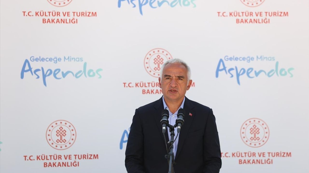 Kültür ve Turizm Bakanı Ersoy'dan Aspendos'ta Geleceğe Miras Projesi Tanıtımı