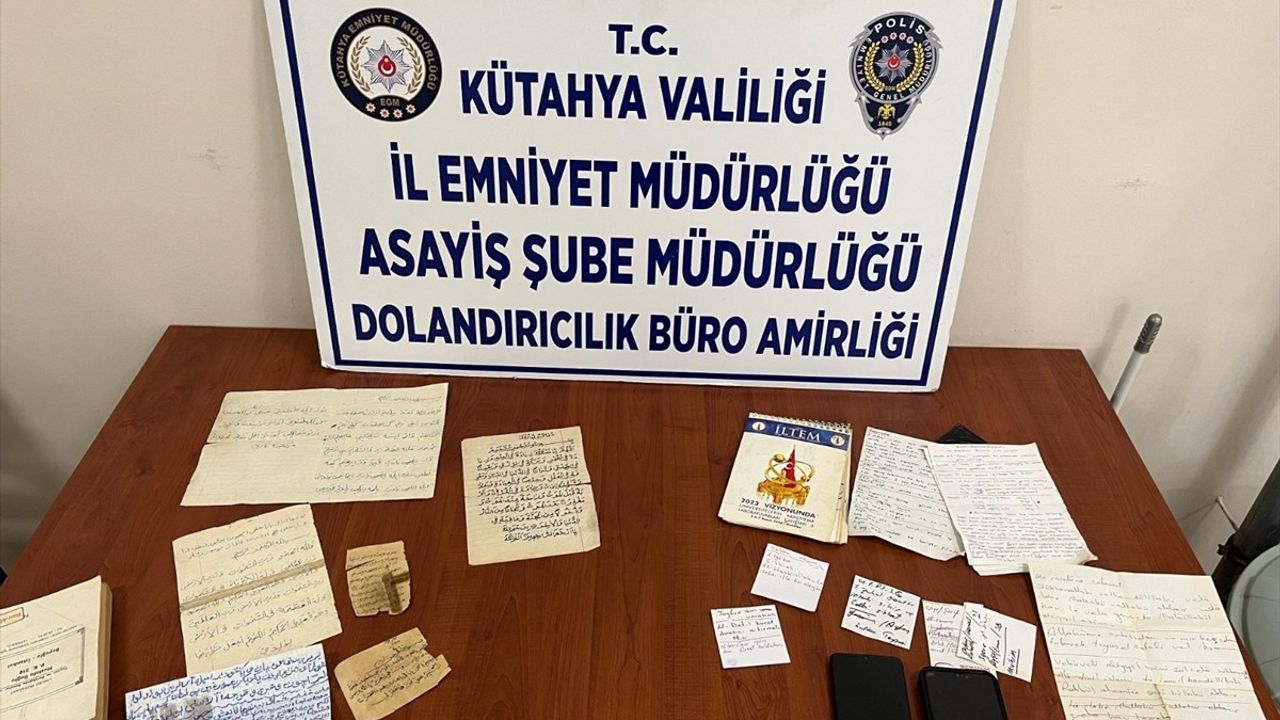 Kütahya'da Büyücülükle Dolandırıcılığa Tutuklama