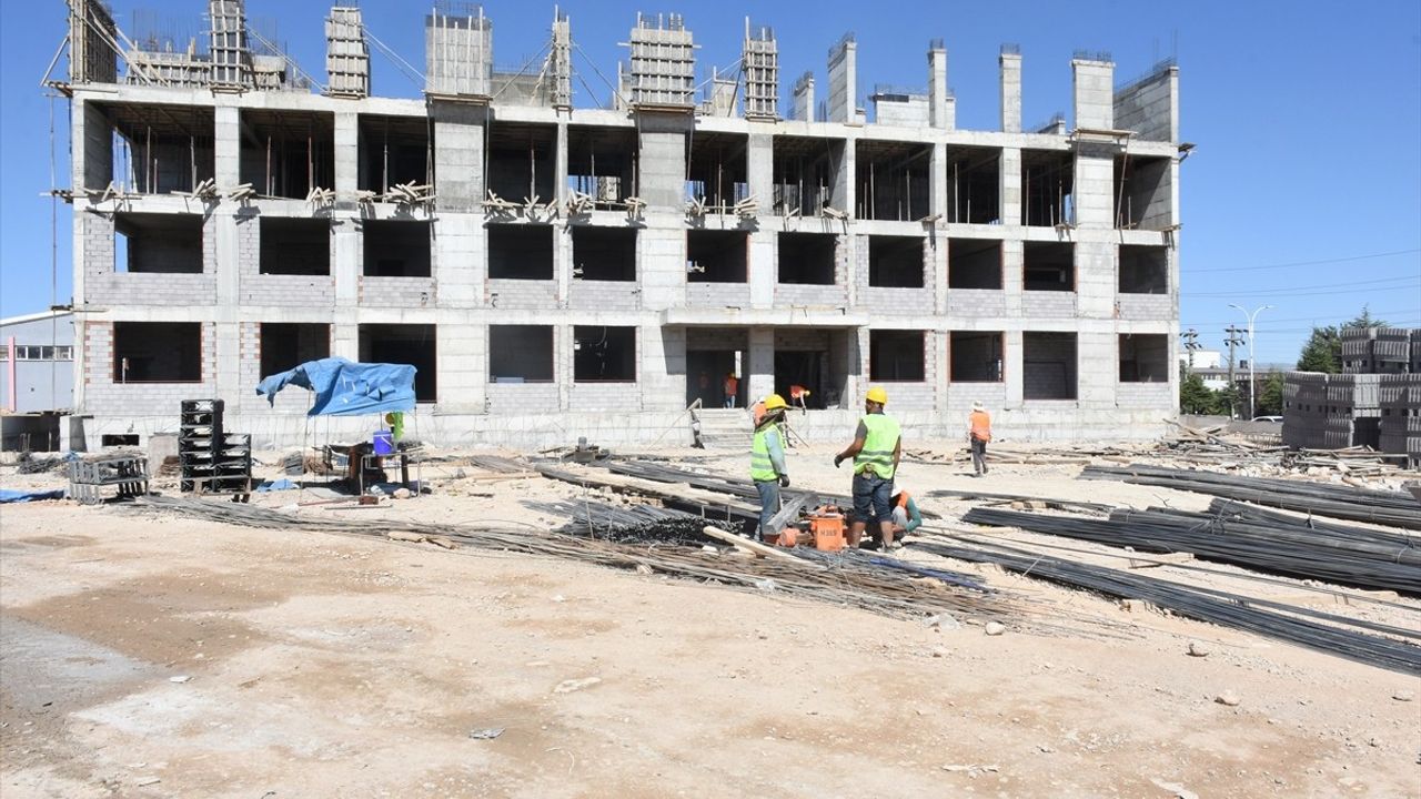 Malatya'da Yeni Meslek Lisesi İnşaatı