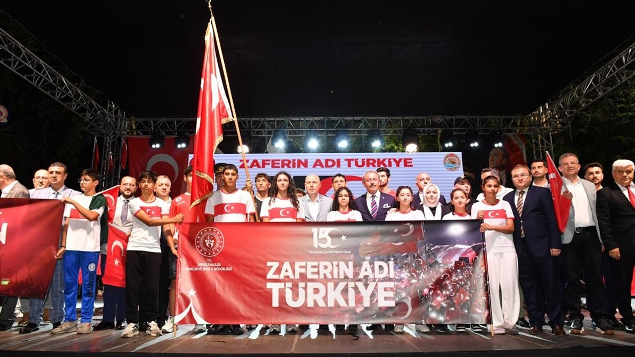 Manisa, Aydın, Denizli ve Uşak'ta 15 Temmuz Anma Etkinlikleri Düzenlendi