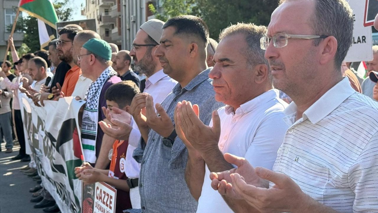Mardin'de Gazze Saldırılarına Tepki Gösterildi