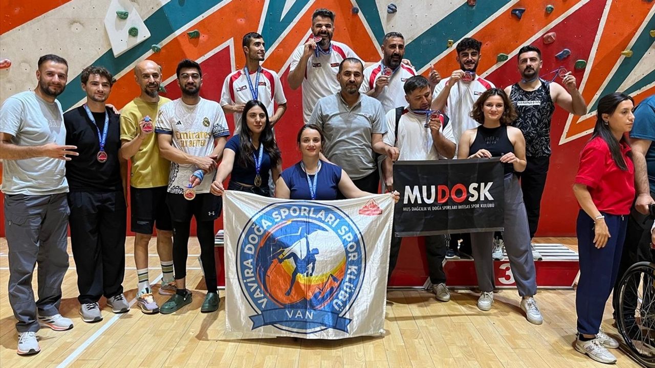 Muş'ta İlk Para Tırmanış Türkiye Şampiyonası Sonuçlandı