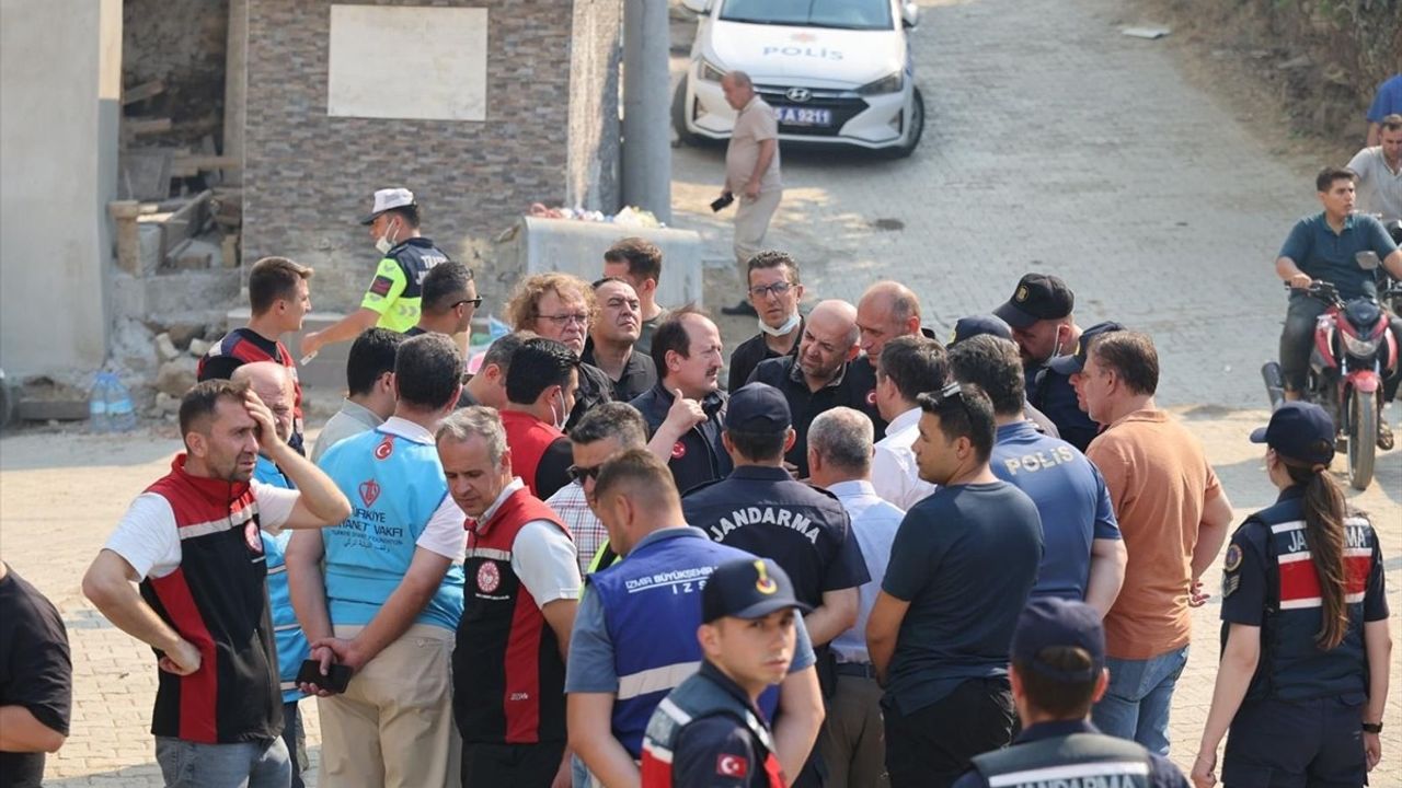 Ödemiş'teki Orman Yangınına AFAD'dan Müdahale