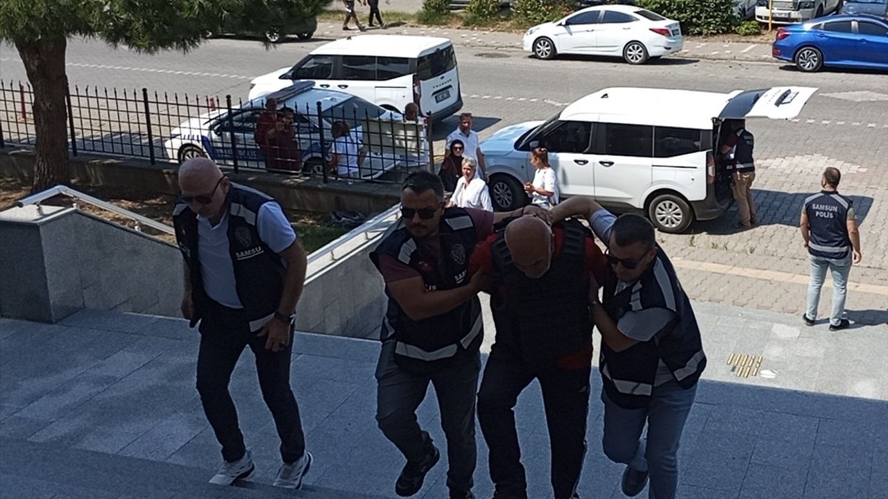 Samsun'da Akrabasını Öldüren Şüpheli Tutuklandı