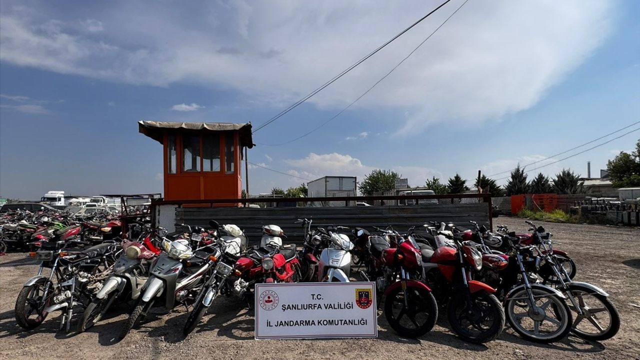 Şanlıurfa'da Motosiklet Hırsızlarına Operasyon: 7 Gözaltı
