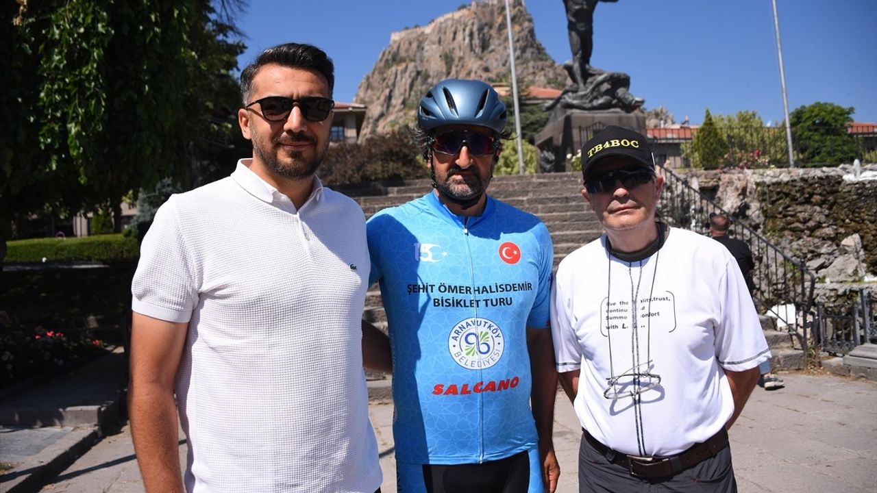 Şehit Ömer Halisdemir Bisiklet Turu'nun Afyonkarahisar Etabı Gerçekleşti