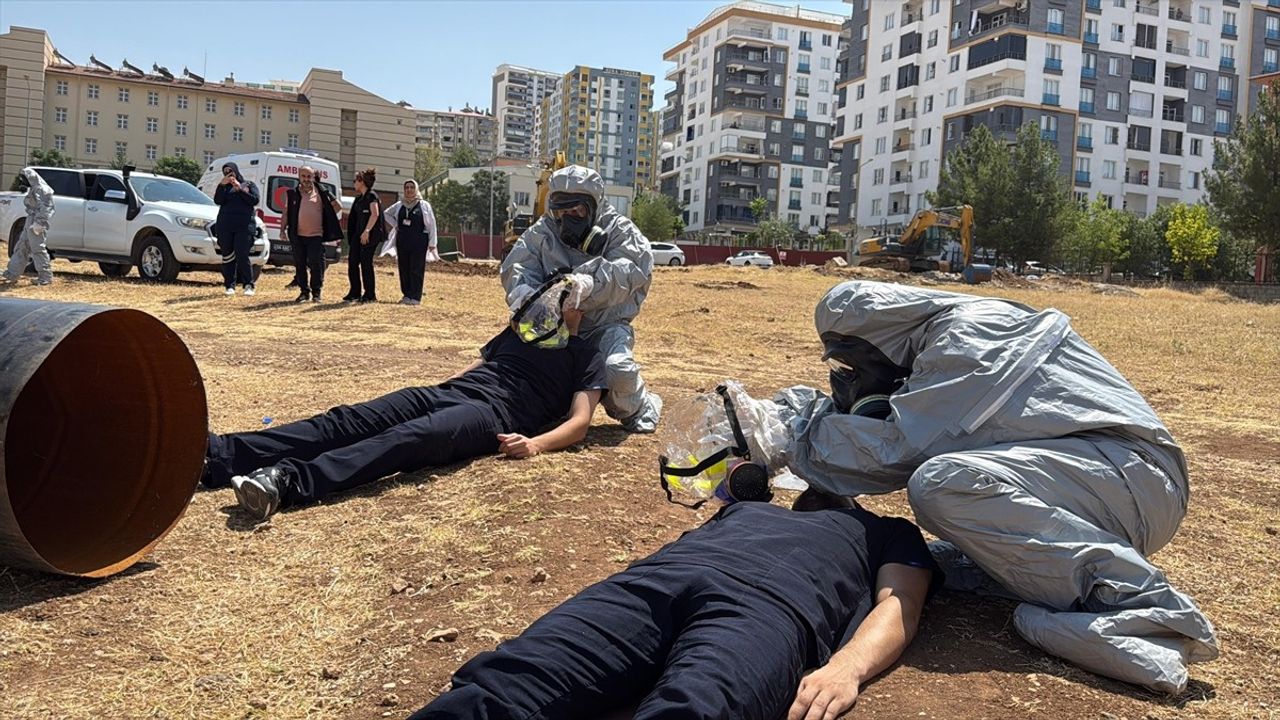 Siirt'te KBRN Tatbikatı Gerçekleştirildi