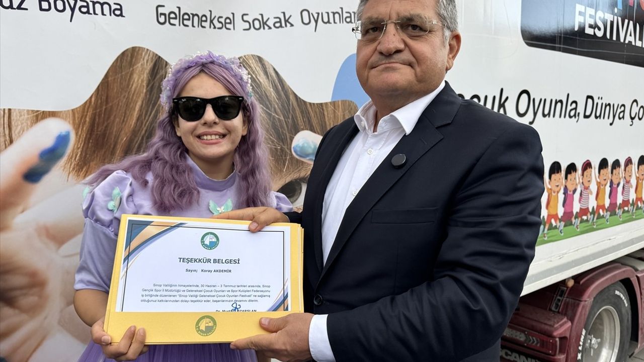 Sinop'ta Geleneksel Çocuk Oyunları Şenliği