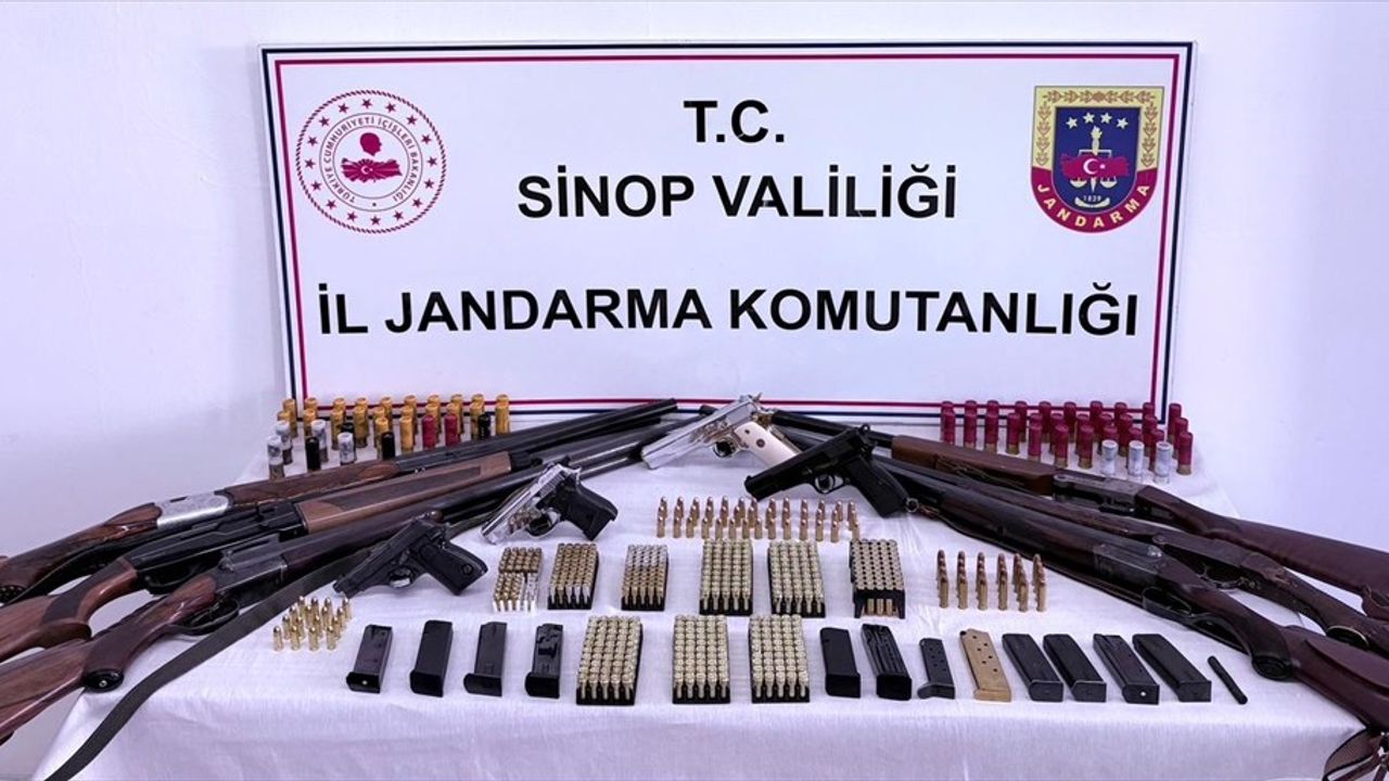Sinop'ta Silah Kaçakçılığı Operasyonu: 5 Gözaltı