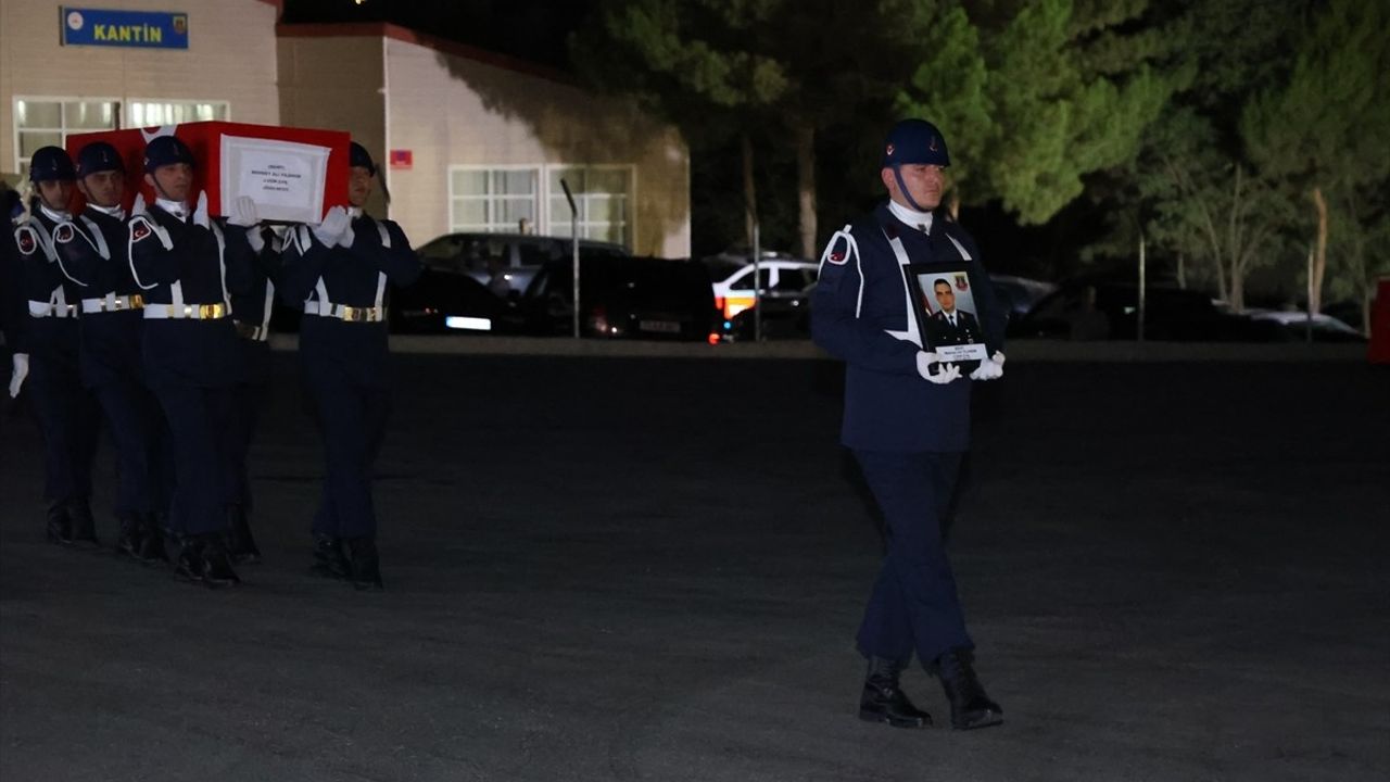 Şırnak'ta Jandarma Uzman Çavuş Mehmet Ali Yıldırım İçin Tören Düzenlendi
