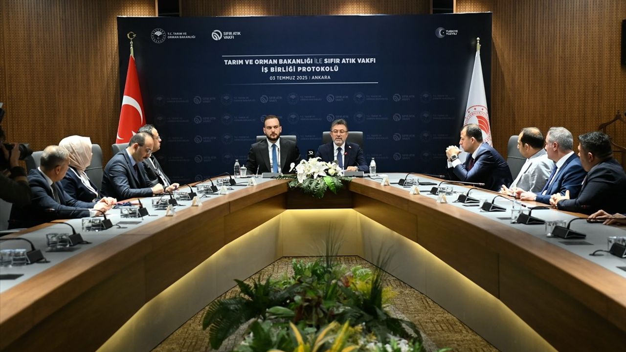 Tarım ve Orman Bakanlığı ile Sıfır Atık Vakfı Arasında Önemli İşbirliği Protokolü İmzalandı