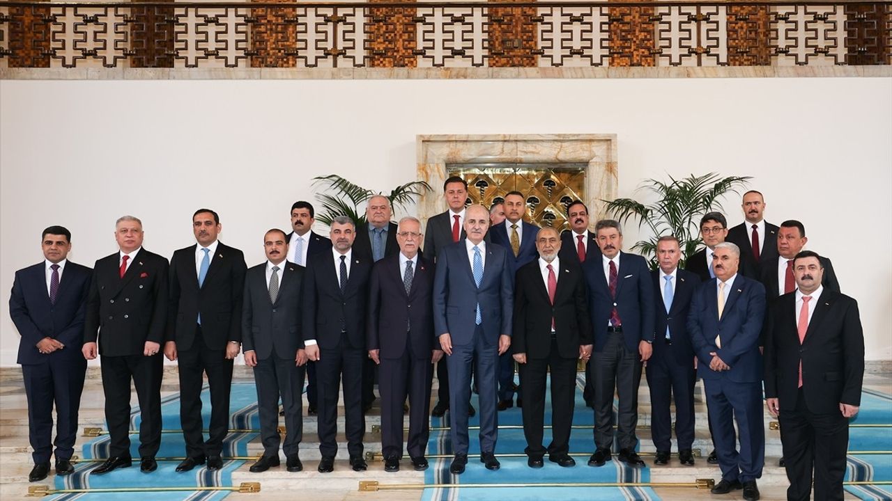 TBMM Başkanı Kurtulmuş, Irak Temsilciler Meclisi Başkanı ile Basın Toplantısı Düzenledi