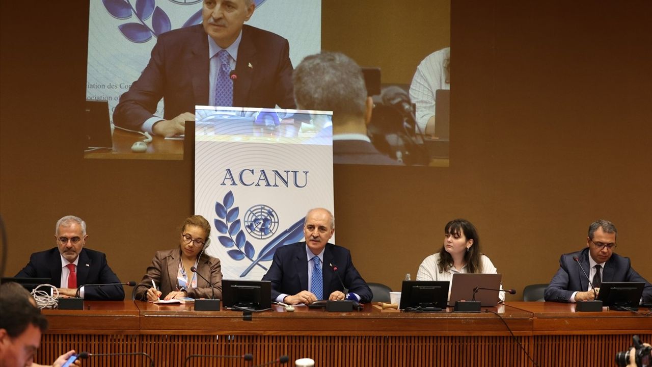 TBMM Başkanı Kurtulmuş'tan Cenevre'de Önemli Açıklamalar
