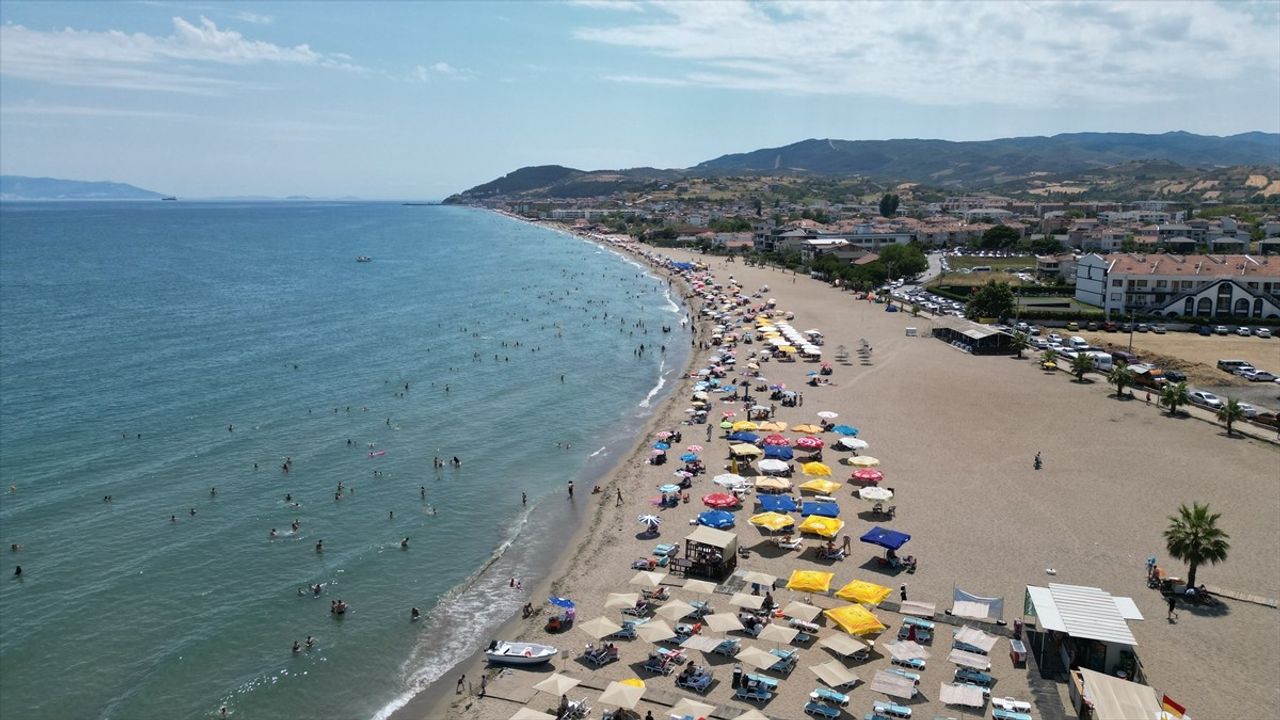 Tekirdağ Çeşitli Sahillerinde Sıcak Hava Kaçamağı