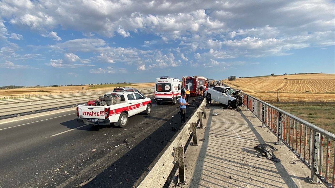 Tekirdağ'da Trafik Kazası: Bir Kişi Hayatını Kaybetti