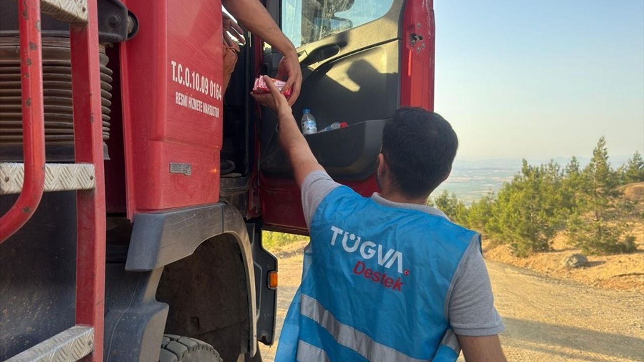 TÜGVA Destek Platformu Ege'deki Yangınlara Yardım Eli Uzatıyor