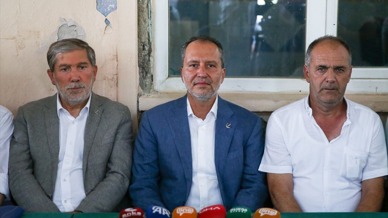Yeniden Refah Partisi'nden Bursa Yangınına Ziyaret