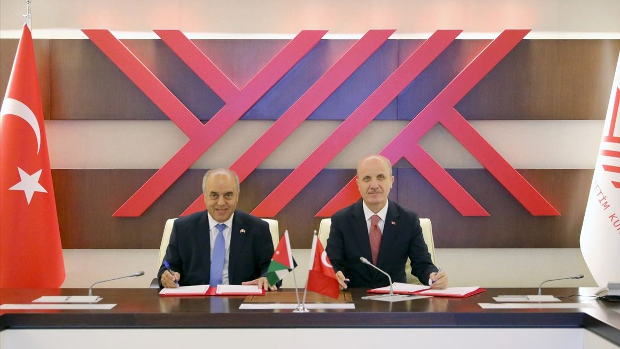 YÖK ve Ürdün Bakanlığı Arasında İşbirliği Protokolü İmzalandı