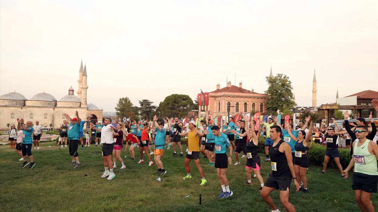 10. Uluslararası Edirne Maratonu'nda Zafer Koşusu