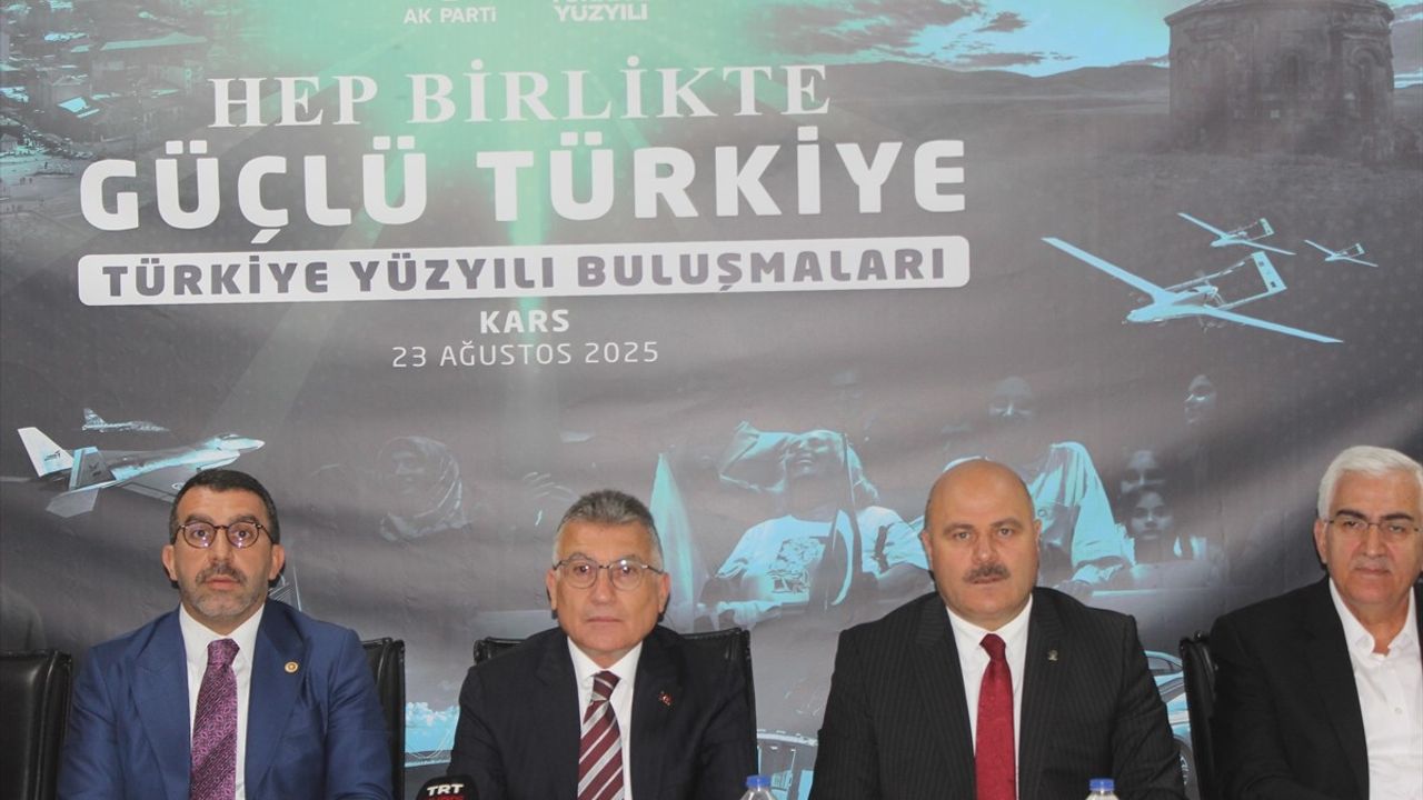 Abdullah Güler Kars'ta "Türkiye Yüzyılı" Projesini Tanıttı