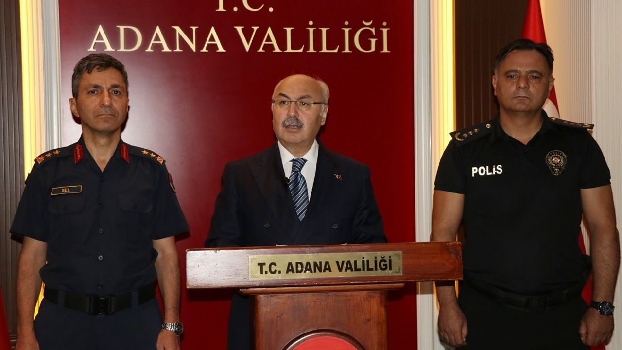 Adana'da Asayiş Değerlendirmesi: Vali Köşger Açıklamalarda Bulundu