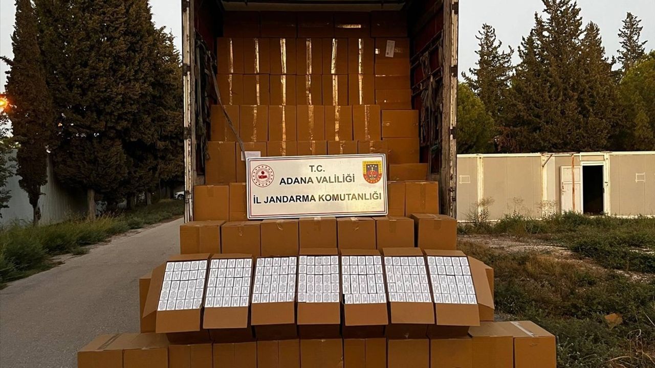 Adana'da Gümrük Kaçağı 6,5 Milyon Makaron Ele Geçirildi