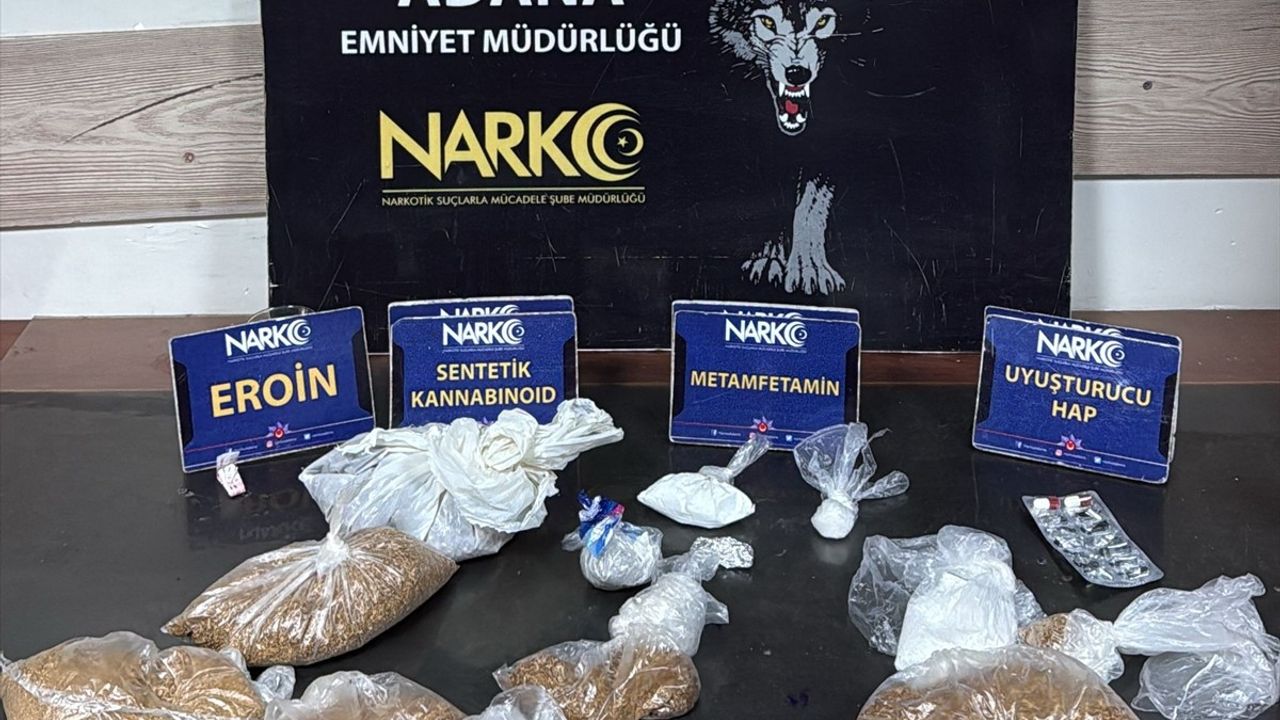 Adana'da Uyuşturucu Operasyonu: 5 Şüpheli Tutuklandı
