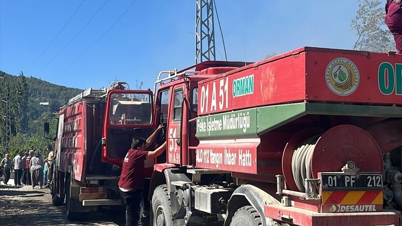 Adana'da Yangın Kontrol Altına Alındı