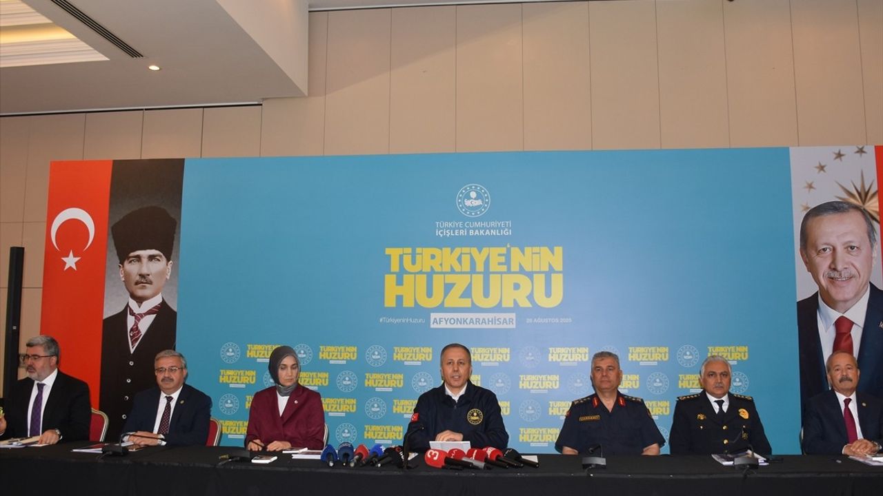 Ali Yerlikaya'dan Huzur ve Güvenlik Vurgusu