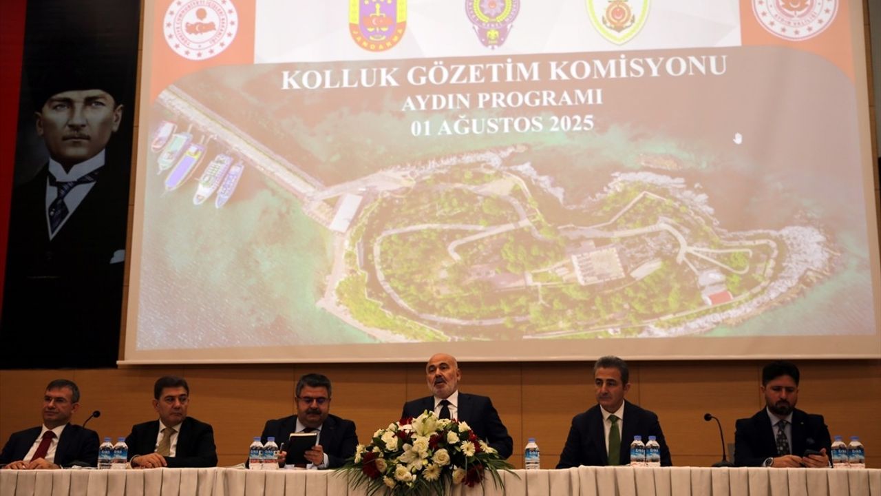 Aydın'da Kolluk Gözetim Toplantısı Yapıldı