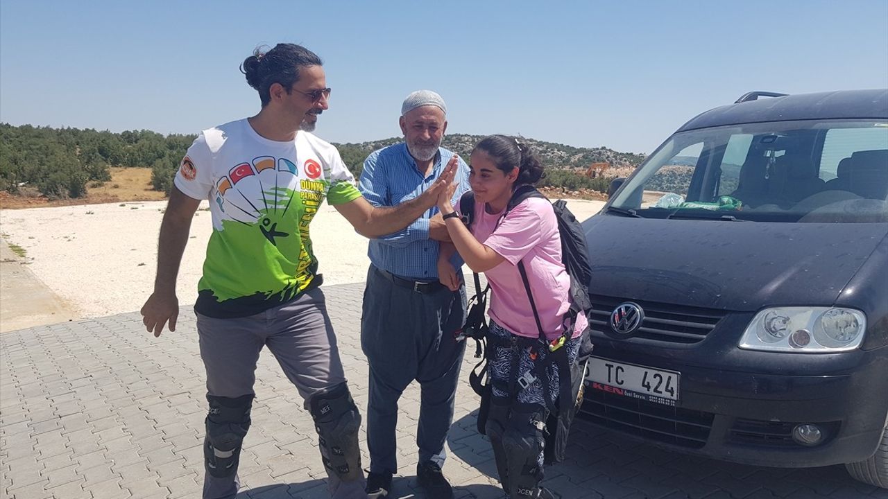 Bedensel Engelli Genç Kızın Yamaç Paraşütü Hayali Gerçekleşti
