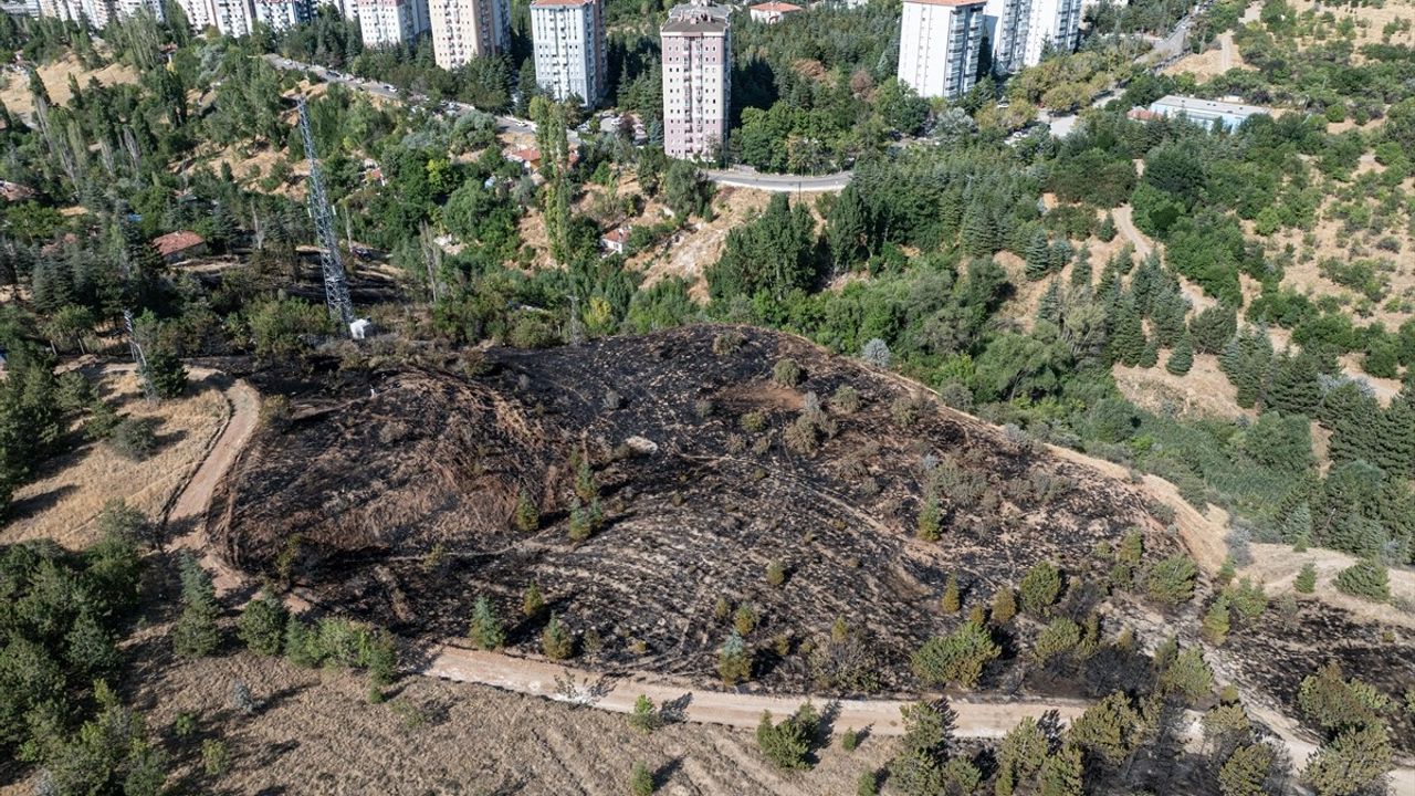 Çankaya'da Yangın Kontrol Altına Alındı