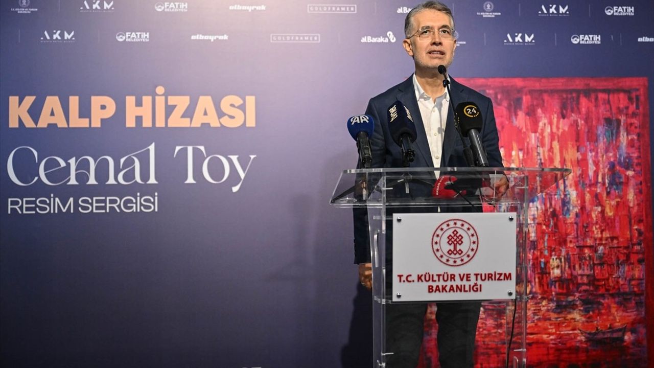 Cemal Toy'un 'Kalp Hizası' Sergisi Sanatseverlerle Buluştu