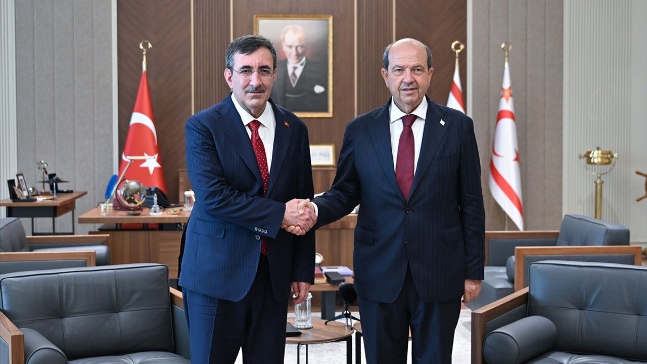 Cumhurbaşkanı Yardımcısı Cevdet Yılmaz'dan KKTC'ye Ziyaret