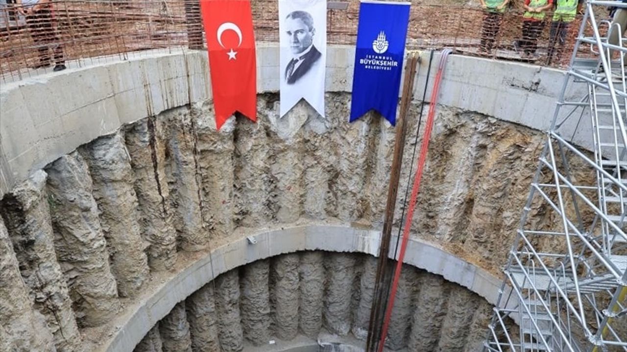 Dolmabahçe Yağmur Suyu Tüneli Kazı Çalışmaları Başladı