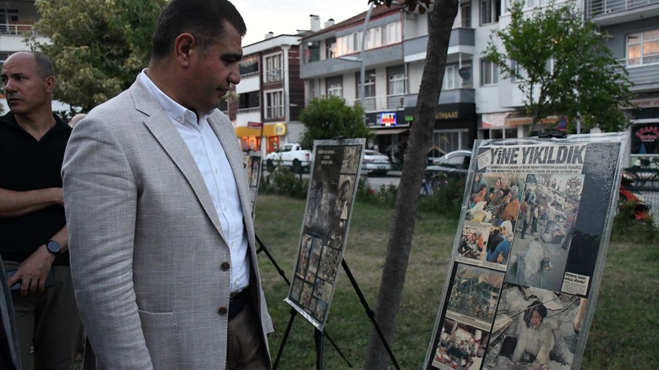 Düzce'de Marmara Depremi'nin 26. Yılı Anma Programı