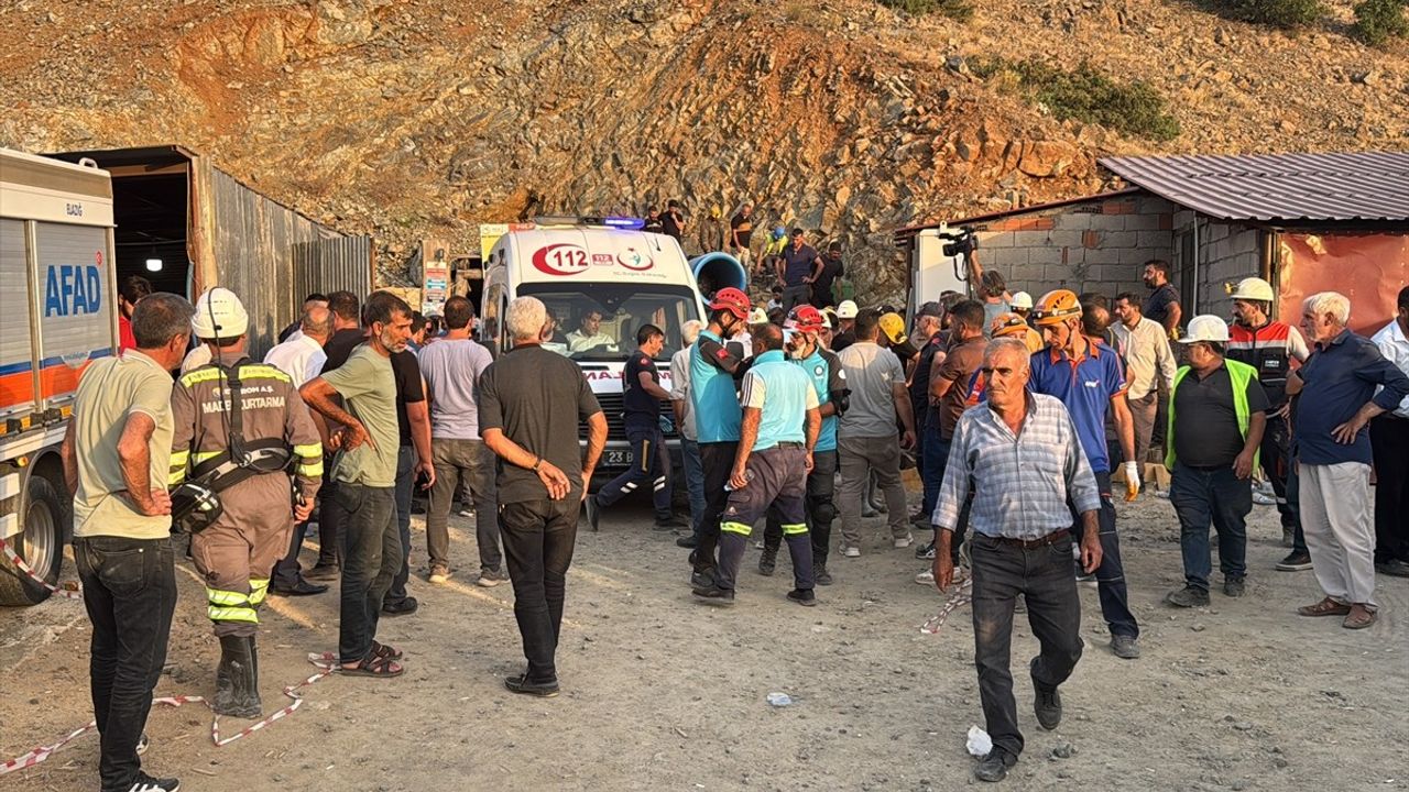 Elazığ Palu'daki Maden Göçüğünde Bir İşçi Hayatını Kaybetti