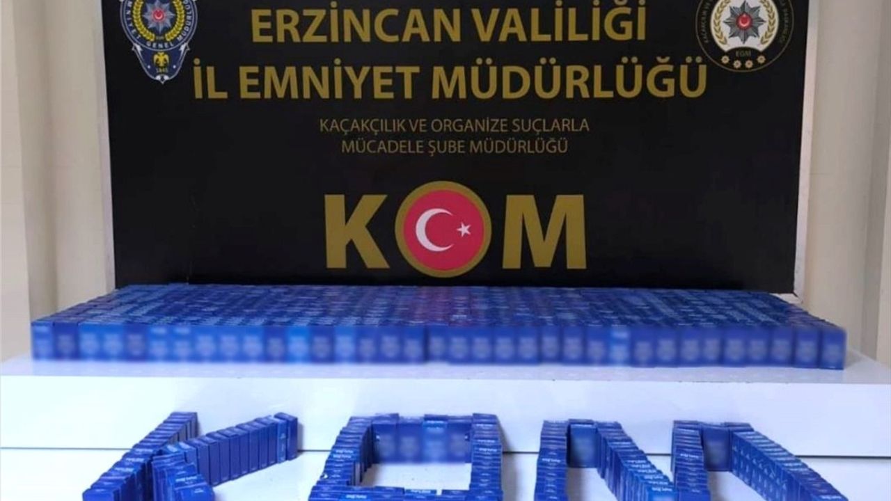 Erzincan'da Kaçakçılık Operasyonu: 2 Zanlı Gözaltında
