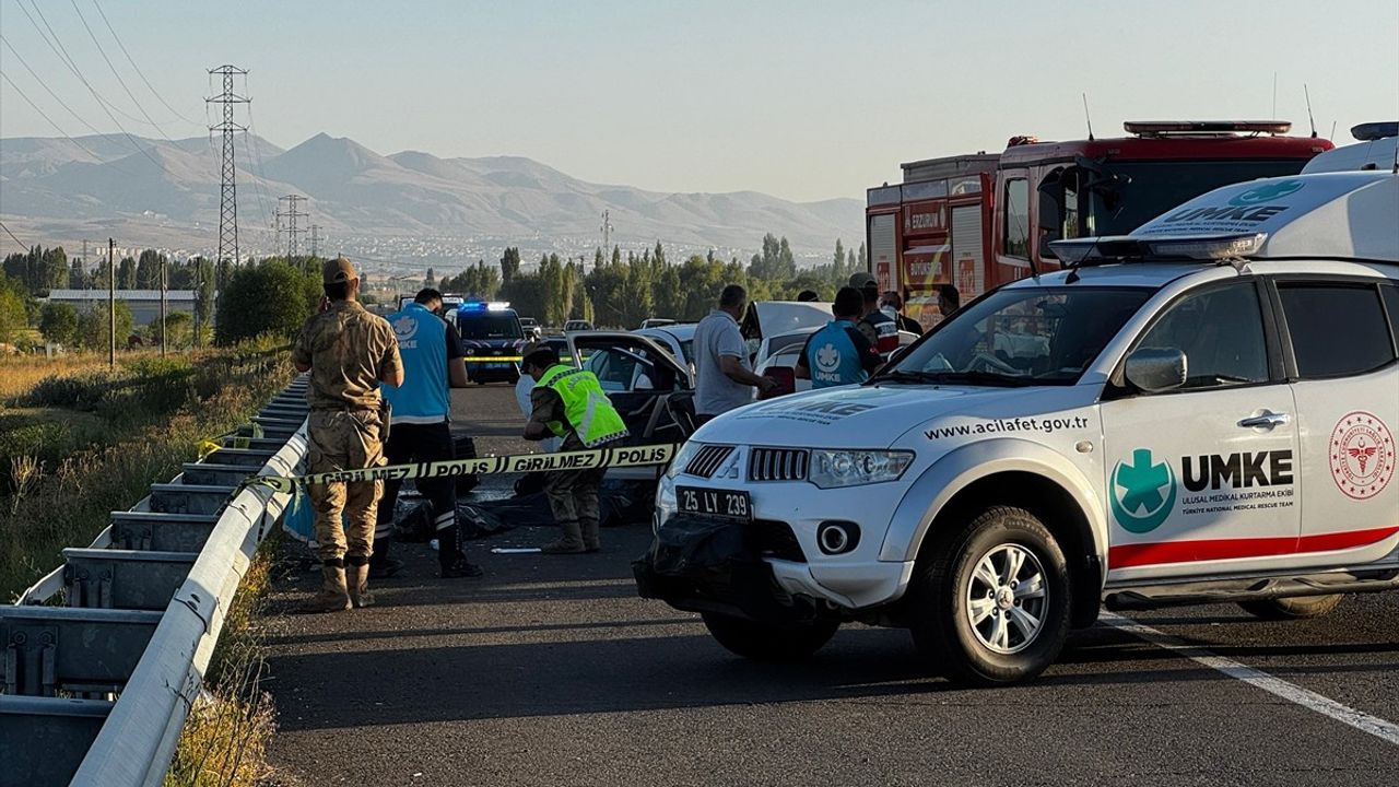 Erzurum'da Feci Kaza: 4 Ölü