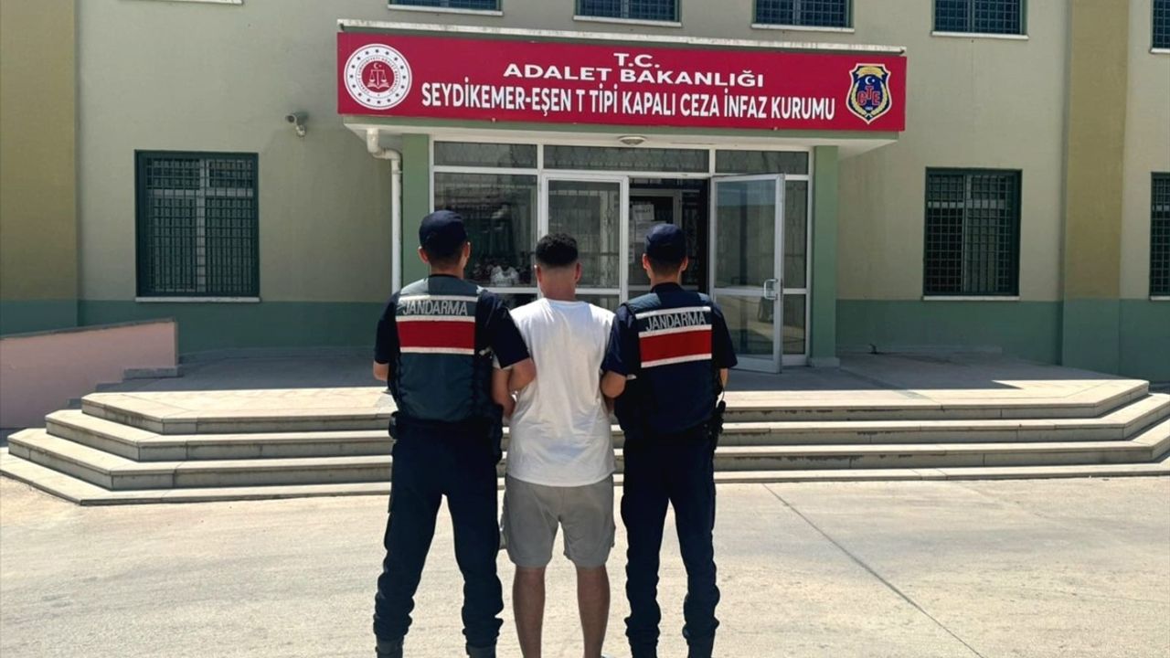 Fethiye'de 12 Yıl 6 Ay Hapis Cezası Olan Firari Hükümlü Yakalandı
