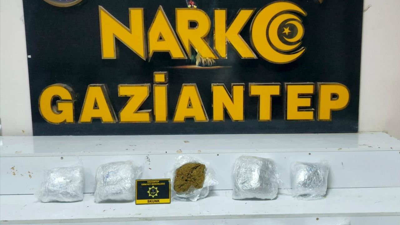 Gaziantep'te Uyuşturucu Operasyonu: 5.4 Kilogram Ele Geçirildi