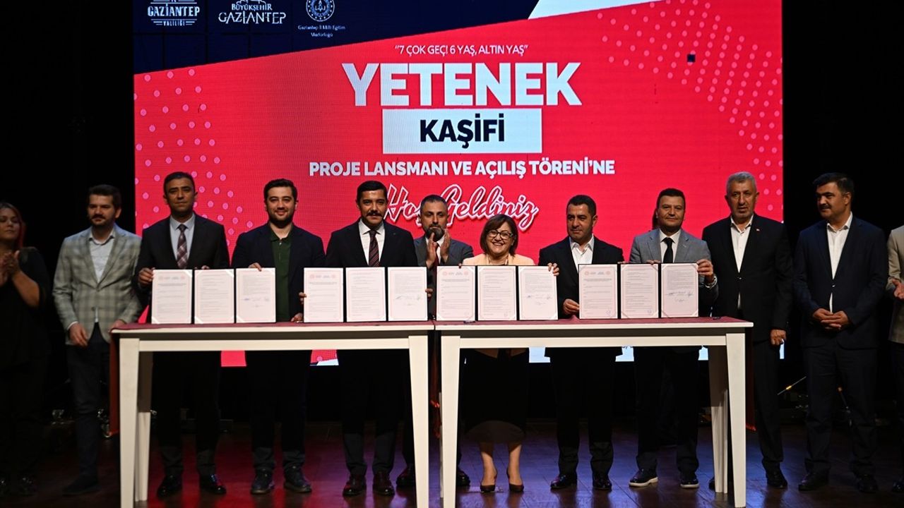 Gaziantep'te Yetenek Kaşifi Projesi Başlatıldı